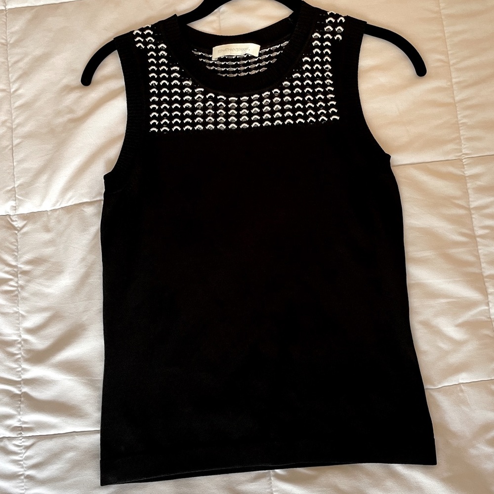 Jonathan Simkhai Knit Cutout Top - Small